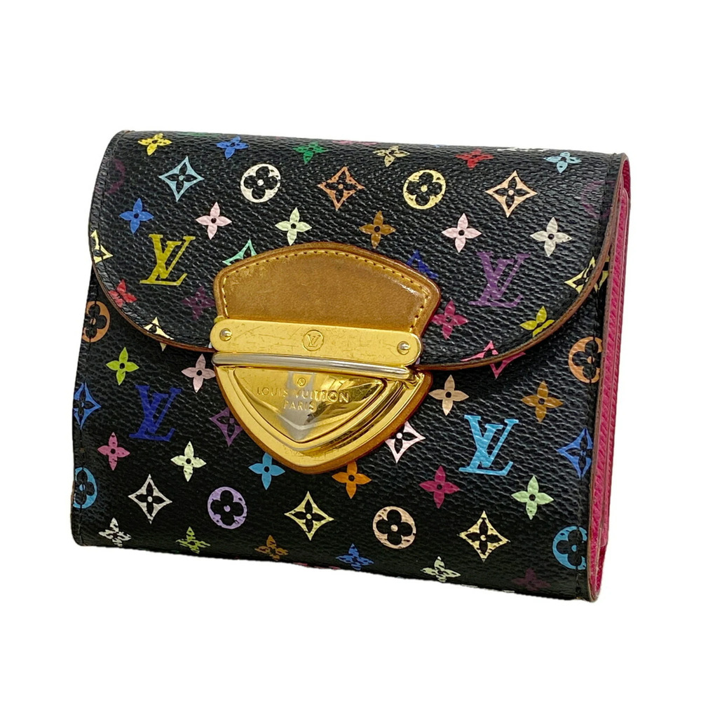 Louis Vuitton Tri-fold Wallet Monogram Multicolor Portefeuille Joy M60282 Noi...